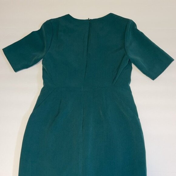 Banana Republic Green Shift Dress - Women’s Size 4P - Picture 5 of 9